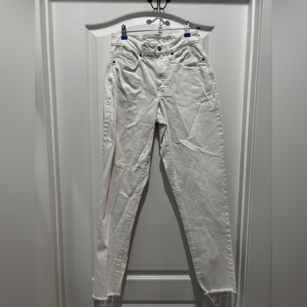 Old Navy White Skinny High-Rise Jeans